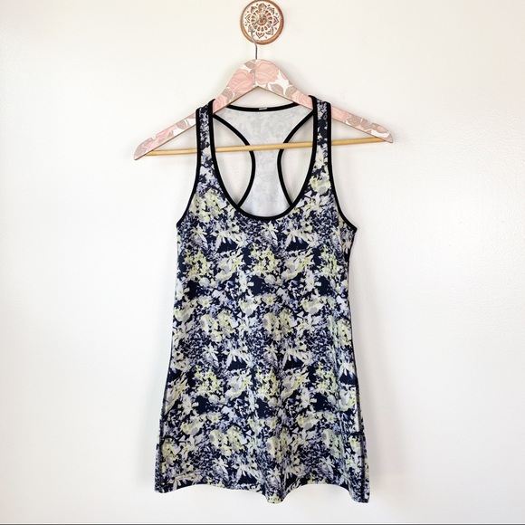 lululemon athletica Tops - Lululemon CRB Cool Racerback Tank Top Floral